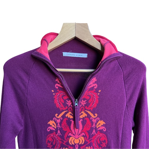 Purple and Pink Women's Sweater - Picture 3 of 11
